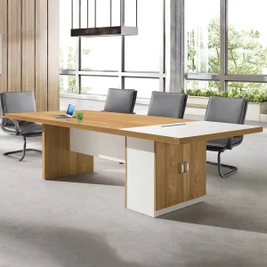 Modern Furniture Office Meeting Table Conference Tables with Cabinet 6 People Seat with Cabinet