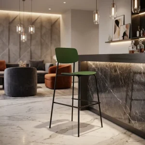 Modern Furniture Rental Outdoor Cafe Wedding Black Metal Barstool Gold Steel Mesh Metal Wire Bar Chairs