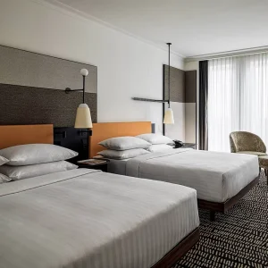Modern Furniture and Furnishings for Hotel Rooms with Reception Desk and Lounge Sofa Set