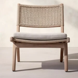 Modern Garden Sofa Set Furniture All Weather Patio Solid Wooden Outdoor Teak Furniture Lounge Chair