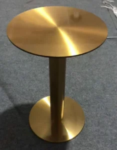 Modern Gold Stainless Steel End Table Round Side Table Accent Sofa Corner Table for Beauty Salon Home Hotel