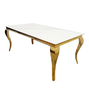 Modern Gold Stainless Steel Wedding Table Furniture for Banquets & Events for Hotel Spaces Dinning Wedding Party