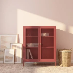 Modern Grid Door Cabinet Wall Tv Cabinet Design Home Metal Cabinet Storage Wall Cabinet for Living Room