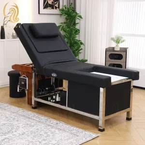 Modern Hair Washing Multifunction Salon Adjustable Backrest Head Spa Shampoo Chair Bed with Plumbing Foot Spa