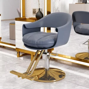 Modern Hairdressing Chair for Hair Salon Styling Factory Metal Barber Chair
