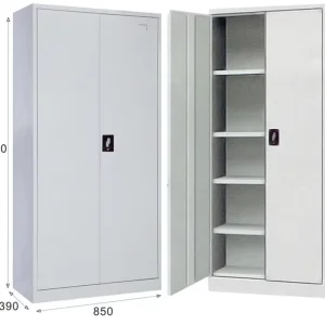 Modern Heavy Duty Rustproof Space Saving Steel Filing Cabinet with 3 Point Lock for Home Office and Bedroom Use