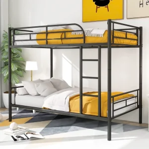 Modern Heavy Duty Steel Bunk Bed Durable & Eco Friendly School & Apartment Use Space Saving Design for Bedroom
