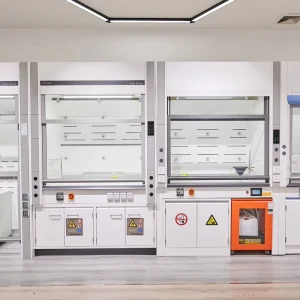 Modern Heavy Duty Steel Lab Fume Hood for Hospital School Use Commercial Laboratory Furniture