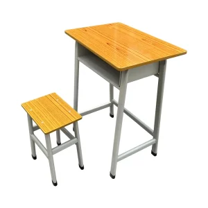 Modern Height Adjustable Eco Friendly Durable Primary School Furniture Student Steel School Desk and Chair Set