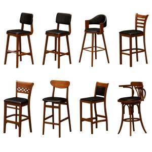 Modern High Back Bar Furniture High Back Cafe Bar Chair
