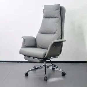Modern High Back CEO Manager Boss Chair Comfortable Office Leather Wheels Ergonomic Design