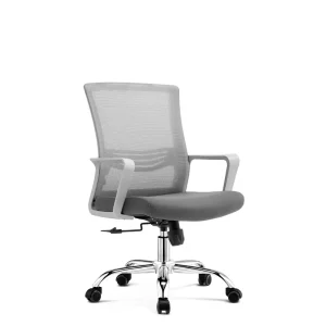 Modern High Back Ergonomic Mesh Office Chair Comfortable Executive Home Furniture Commercial Office Building Use Gray