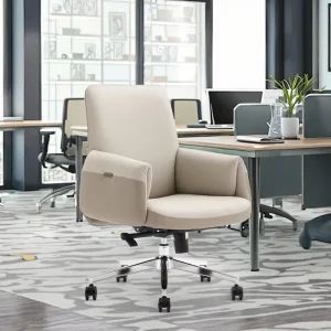 Modern High Back Leather Office Chair Furniture Executive Leather Swivel Office Chair