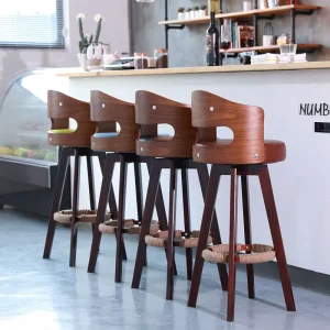 Modern High Chair Bar Stool Chairs for Kitchen Counter Chairs