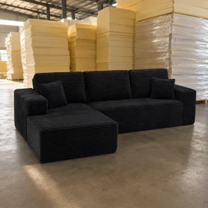 Modern High Density Memory Foam Compressed Sofa Living Room Corner Modular Sofa Bedroom Villa Sponge Couch