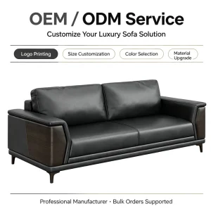Modern High End Office Sofa Fashionable Luxury Furniture with Reclining Feature Simple Style Office & Living Room Set for Hotels