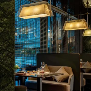 Modern High End Restaurant Dining Set Tables and Chairs for Luxury Hotel Stylish & Durable