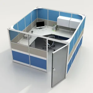 Modern High Office Cubicles Wooden Partition Workstation for Hospital & School