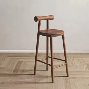 Modern High Quality Durable Wood Commercial Restaurant Dining High Bar Chairs BC 013