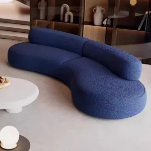 Modern High Quality Luxury Living Room Furniture Compressible High Density Sponge Sofa Minimalist Furniture Special Shaped