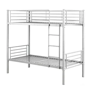 Modern High Quality Metal Dormitory School Furniture Durable Double Twin Detachable Space Saving Convertible Bunk
