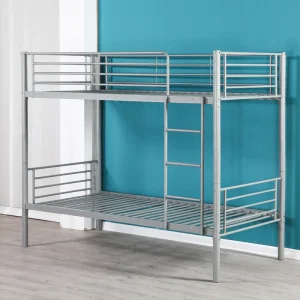 Modern High Quality Metal Dormitory School Furniture Durable Double Twin Steel Detachable Bunk Bed