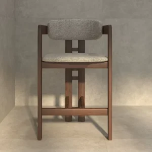 Modern High Wood Bar Stools Home Kitchen Island Counter Chairs Wooden Pub Three legged Bar Stool Chairs