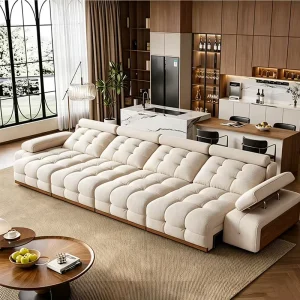 Modern High-end Comfortable Smart Interactive Multifunctional Silent Independent Control Electric Zero Wall Reclining Sofas