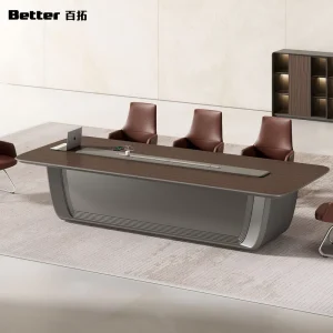 Modern High end Configuration Conference Room Meetings Desks E0 Grade MFC Tabletop Negotiation Meeting Table Boardroom Desk