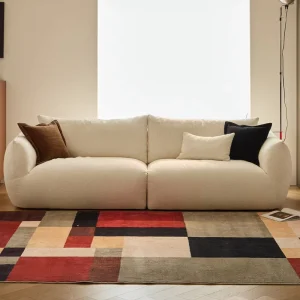 Modern Home Living Room Sofa Bed Luxury Villa Living Room Furniture Set Comfortable Sofa Bed Couch for Five Star Hotel Lobby