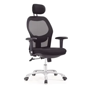 Modern Home Office Chair Ergonomic Mesh Design with Height Adjustment Comfortable Fabric Executive Chair