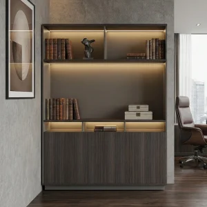 Modern Home Office Executive Design Custom Modular Wooden Furniture File Storage Cabinets
