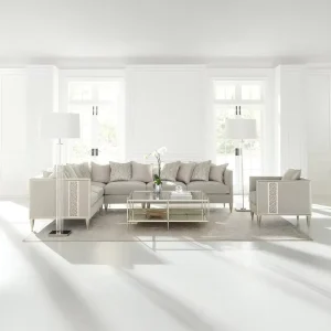 Modern Home Office Living Room Rectangle Reclining Solid Wood Ash Fabric L Shaped Chesterfield Convertible Sofa Set