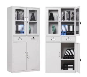 Modern Home Office Lockable Stainless Steel Filing Cabinet with Customizable Drawers Durable Commercial and Home Use Storage