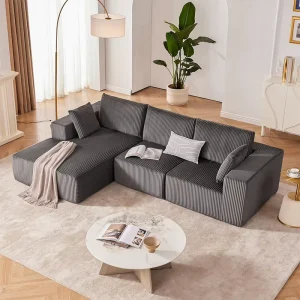 Modern Home Sectional Sofa Set Modular Small Household Furniture Corner Combination Rectangular Vacuum Compression for Workshop