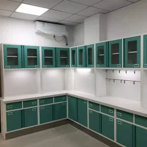 Modern Hospital Furniture Medical Cabinet Combination in Treatment Operation Room for Clinic