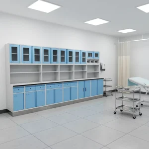 Modern Hospital Furniture Medical Cabinet Combination in Treatment Operation Room for Clinic