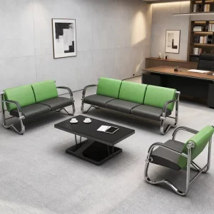 Modern Hospital Reception Waiting Area Leather Sofa Chairs Durable Eco-Friendly Commercial Luxury Waiting Room Furniture