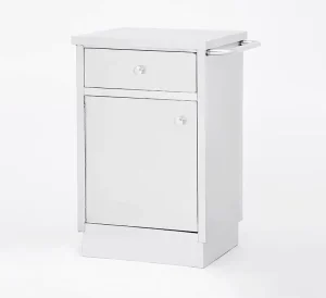 Modern Hospital Stainless Steel Bedside Table Multifunctional Commercial Use Thickened Storage Cabinet