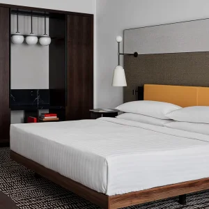Modern Hotel Bedroom Furniture Set with Matching Sofa for Complete Guest Room Solution