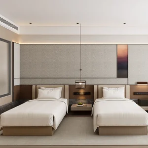 Modern Hotel Bedroom Furniture Sets Wood Hotel Bed Full Hotel Furniture Project Apartment Suite Furniture Solution