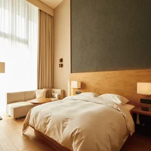 Modern Hotel Furniture 5 Star Bedroom Sets Europe Wood Five Star Luxury Hotel Bed Villa Hotel King Size Double Bed