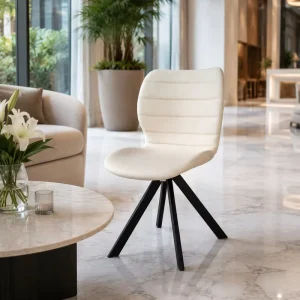 Modern Hotel Furniture Velvet Upholstered Backrest Durable Dining Chairs Restaurant Hotel Waiting Room Chair