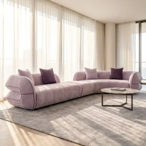 Modern Hotel Guest Room Sofa Luxury Minimalist Couch for Reception Area High Density Foam Fabric Settee