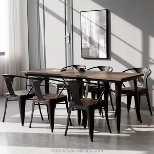 Modern Hotel Restaurant School Dining Tables Chairs Set Sofa Booths Bar Stools Durable Eco-Friendly Outdoor Easy Clean