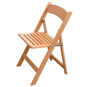Modern Hotel Room Folded Wooden Single Chair Outdoor Restaurant Dining Room Chairs