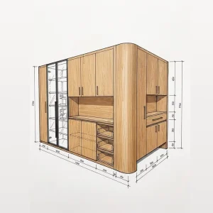 Modern Indoor Solid Wood Shoe Rack 5-Tier Adjustable Shelves Storage Cabinet Living Room Office Bedroom Easy Assembly