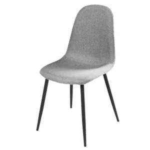 Modern Industrial Dining Chair Stackable Velvet Fabric for Home Office Supermarket Mall Hotel