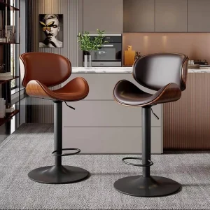 Modern Industrial Dining Kitchen Cafe Chairs Backrest Restaurant Industrial Bar Stool