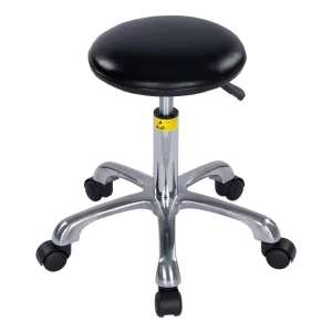Modern Industrial ESD Black Chair PU Leather Antistatic KEXING COS 105 Commercial Height Adjustable for Hospital Dining Use